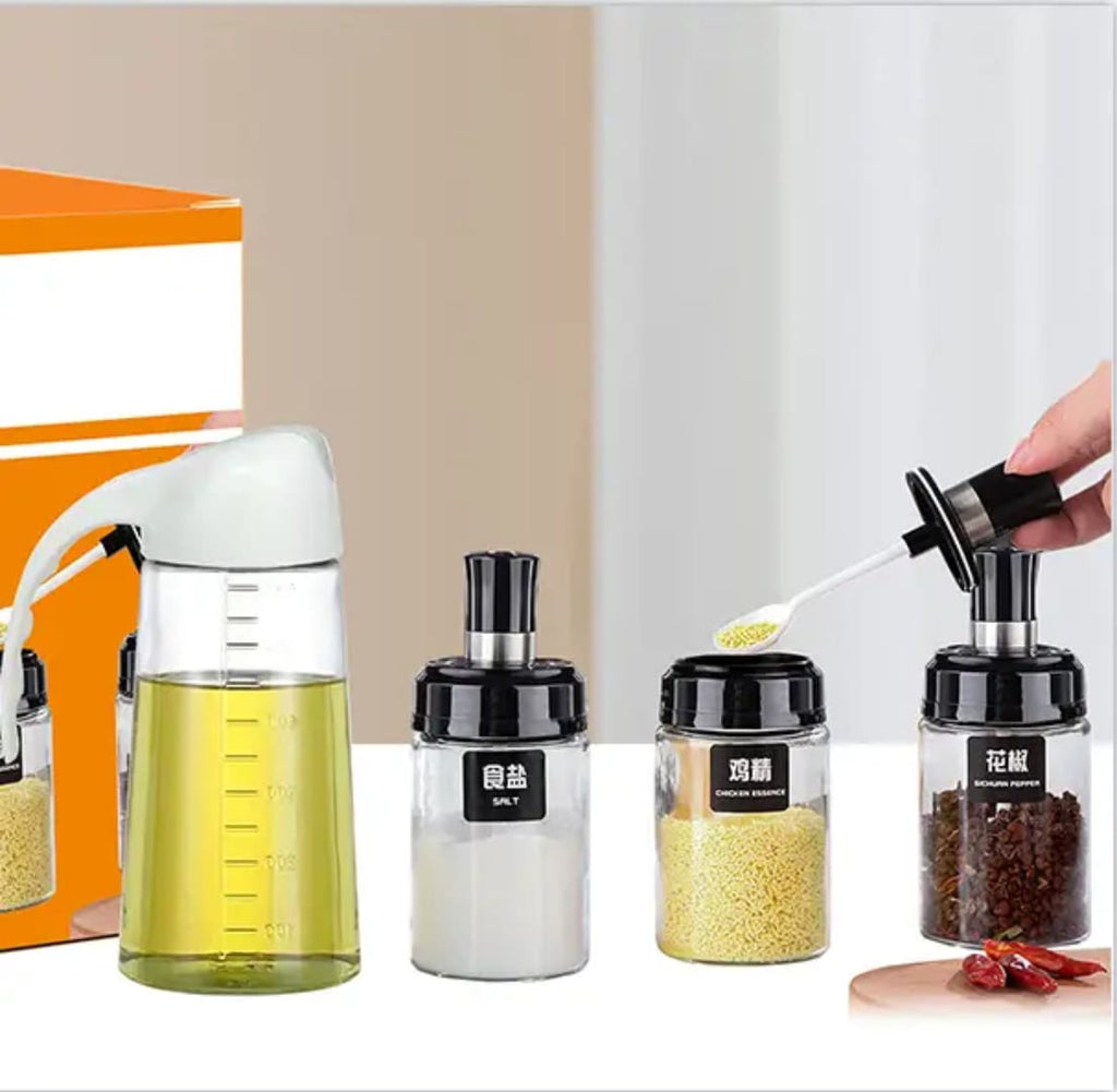SET DE ACEITERO + CONDIMETEROS